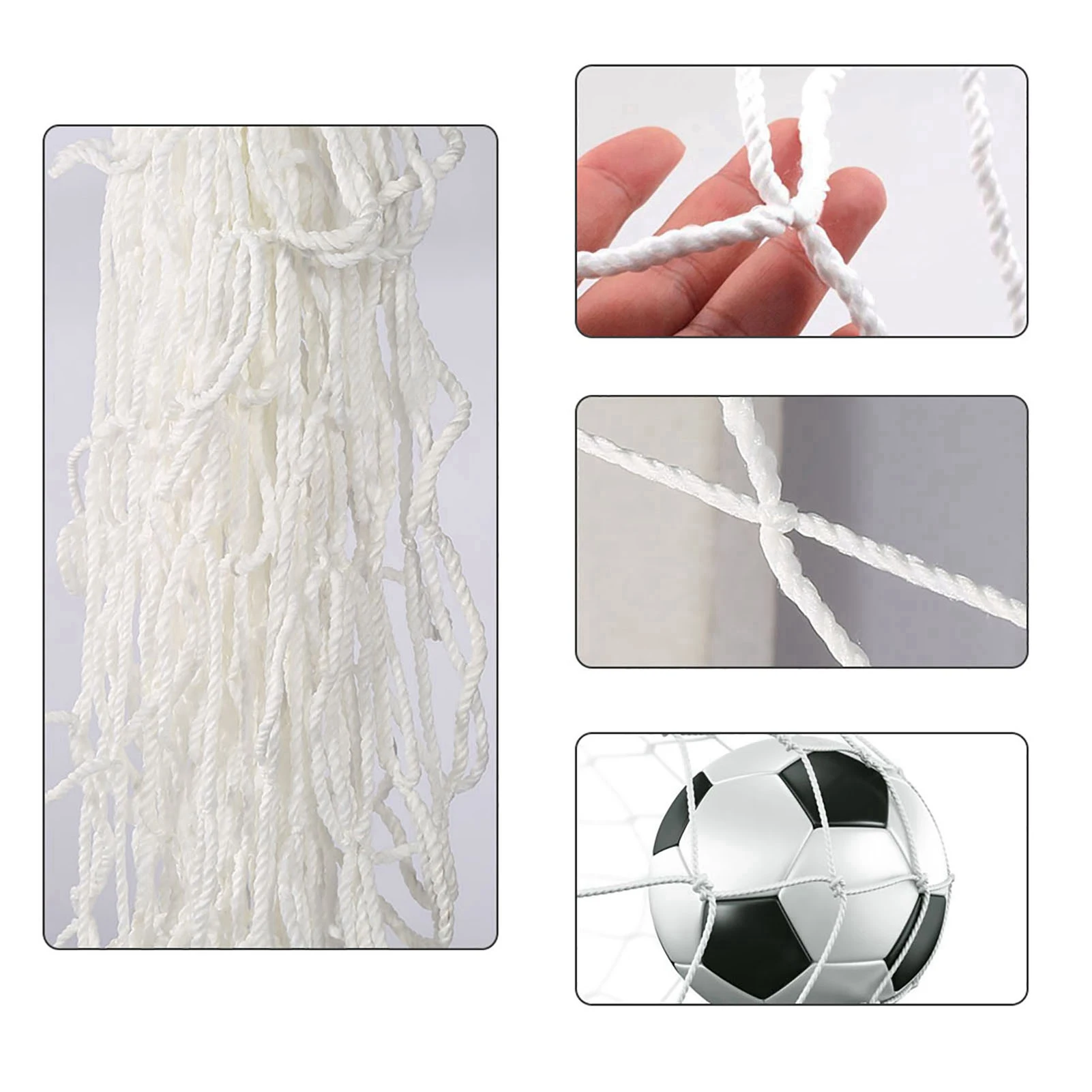 

Football Soccer Net Sports Replacement Soccer Goal Post Net for Sports Match Training Soccer Net Soccer Goal Net Soccer Post Net