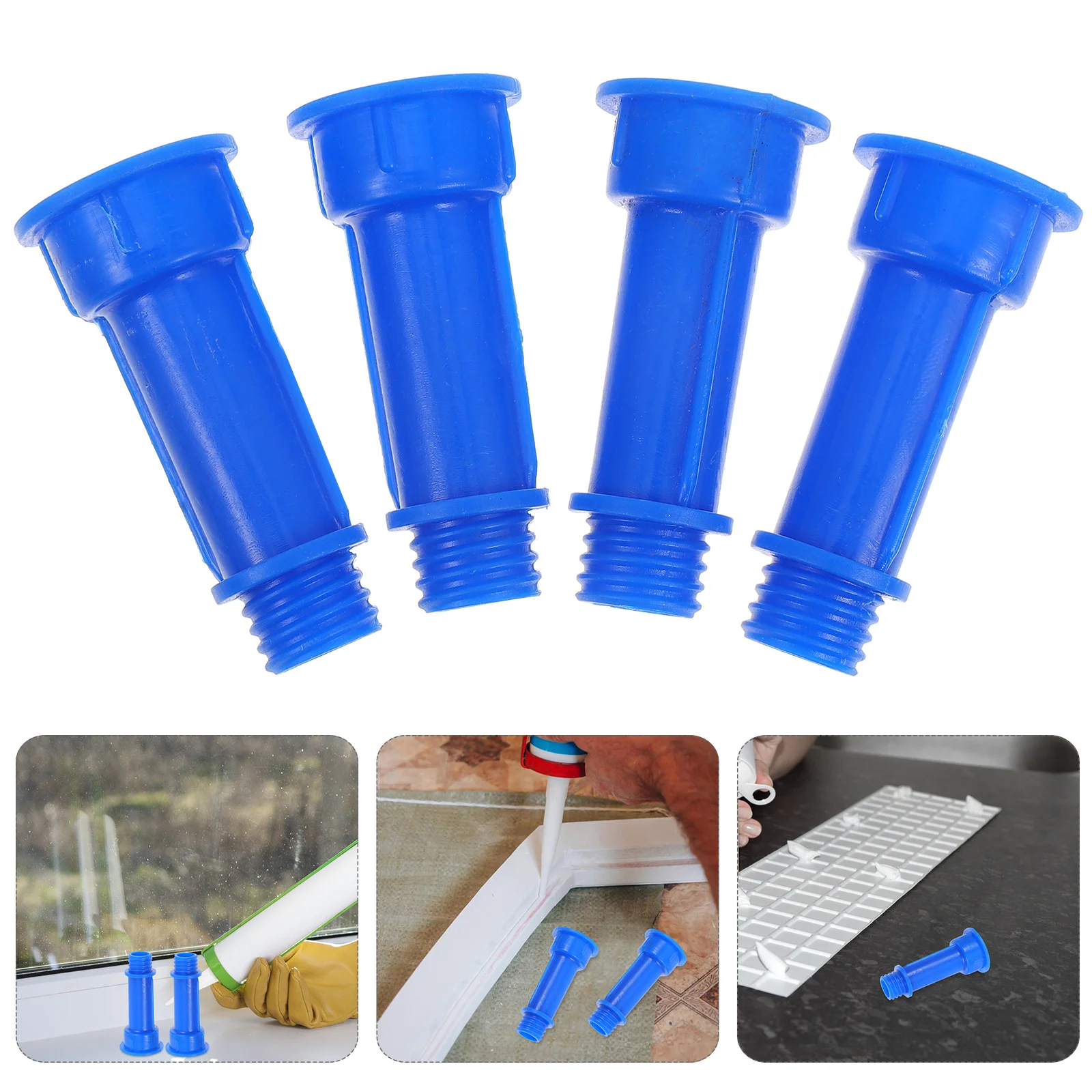 4 قطعة فوهة السد نصائح قابلة لإعادة الاستخدام السد أنابيب قضيب تسرب أداة لتجديد المنزل البناء DIY بها بنفسك مشاريع التشطيب