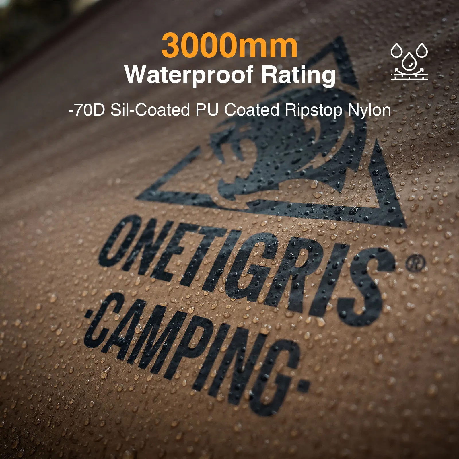 OneTigris APEX Trail tienda piramidal impermeable impermeable 1-2 personas - imagen 4