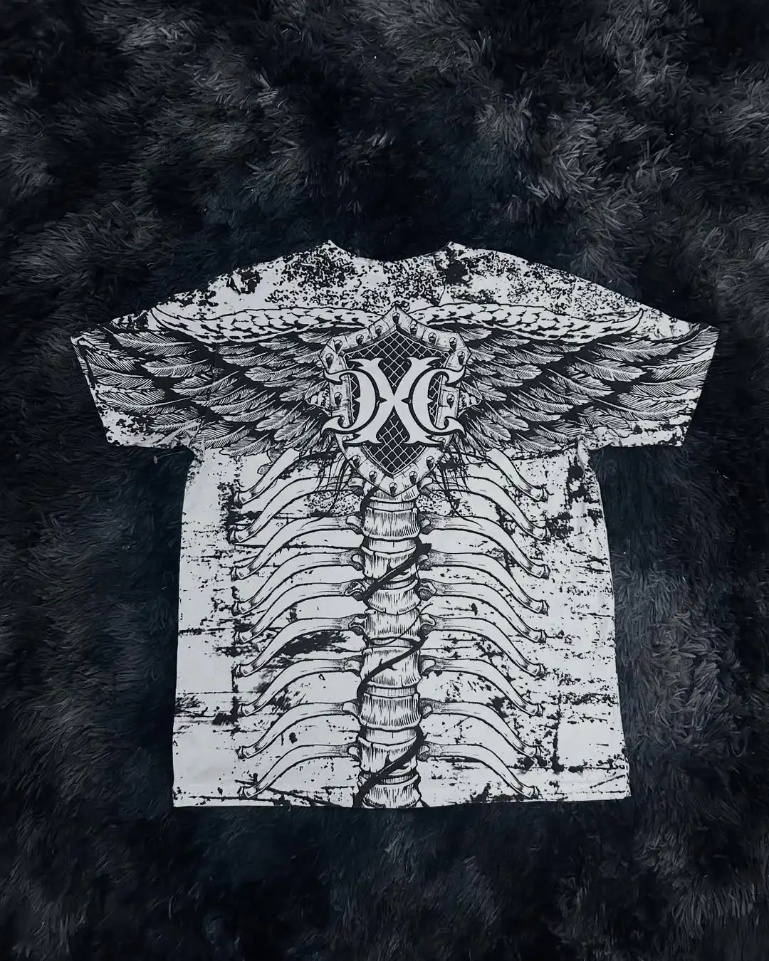 Men's Motorcycle T-Shirt Y2K Affliction Style Gothic Retro Streetwear Tee Biker Rock Punk Fashion Soft Breathable Short Sleeve