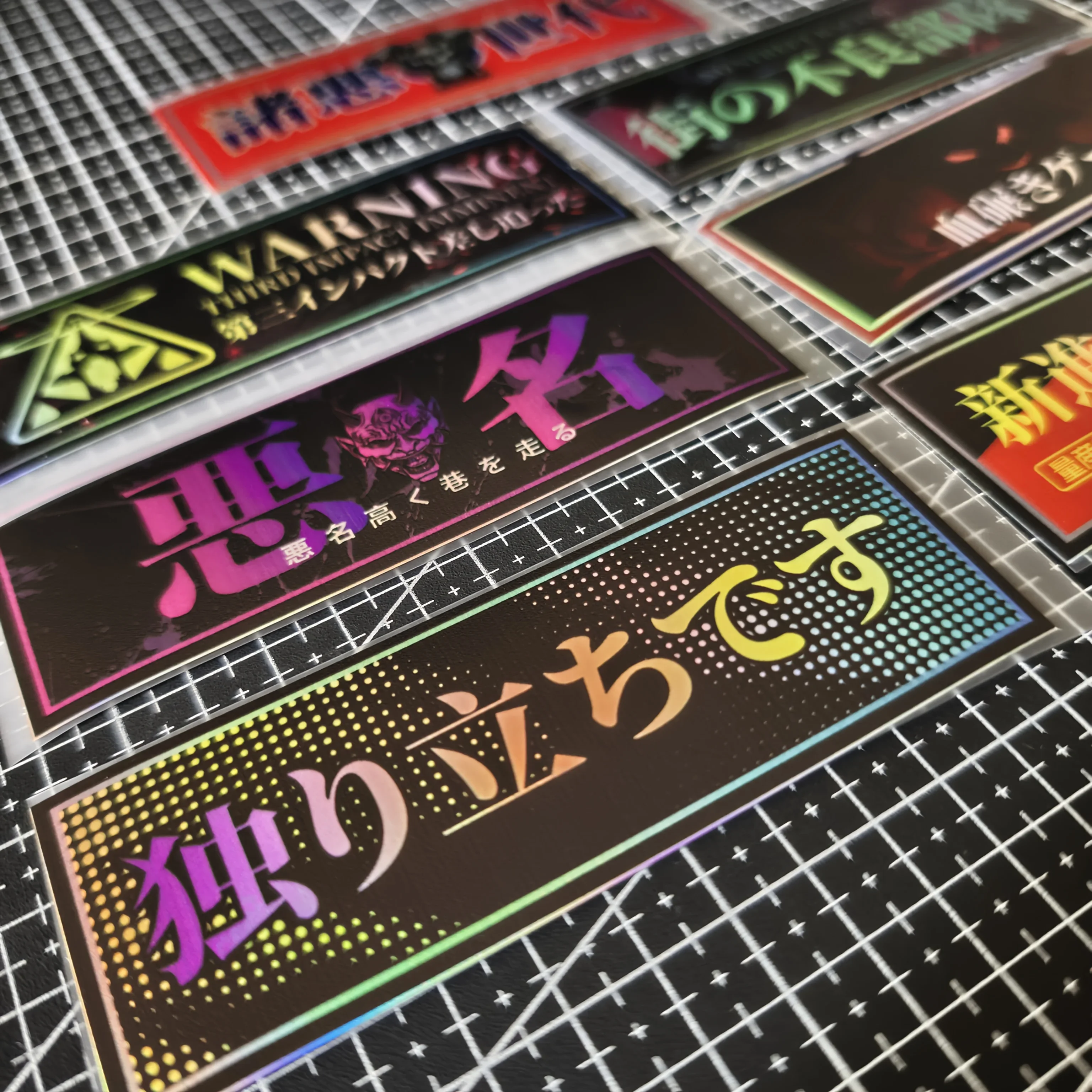 1 комплект, полные индивидуальных японских наклеек-многоразовые виниловые наклейки для автомобилей, бамперов, рюкзаков, холодильников, художественных проектов, крутая культура