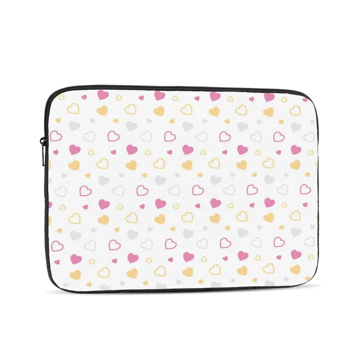 Stylized Hearts Pattern Computer ipad Laptop Cover Case Laptop Sleeve Bag Portable Cover Fundas Pouch