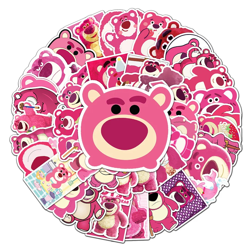 10/30/50pcs Toy Story 3 Kawaii Lotso Cartoon Stickers Classic Disney Graffiti Decal Diary Scrapbooking Car Sticker for Kid Girls