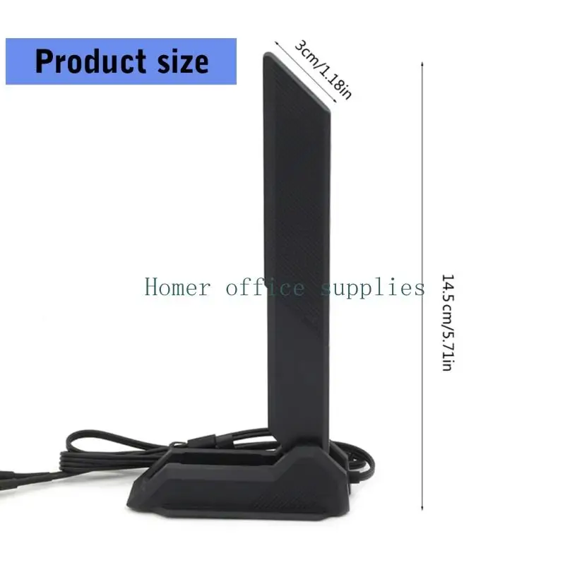K43B WiFi6 3 Frequenzfaltbare magnetische Antennen zum Streamieren effizienter Netzwerke