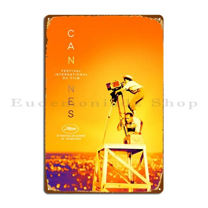 Каннский фестиваль металлическая табличка дизайнерский кинотеатр забавный кино кухня жестяная вывеска плакат