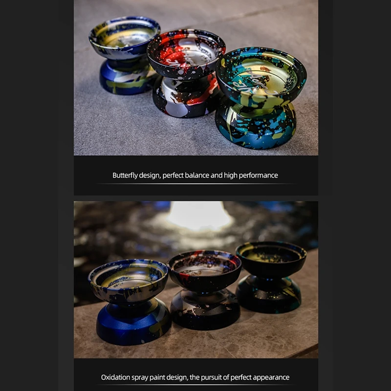 Aemejoy JOJO Competitive Yo-Yo,Yoyo For Beginners Aluminum Alloy Yoyo,Easy To Return And Practise Tricks