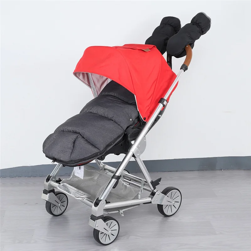 B24C-للأطفال عربة يدفع باليدين يندبروف عربة إفشل قفاز غطاء اليد الدافئة الرياح مقاوم للماء لعربات الأطفال ، عربات الدراجات #3
