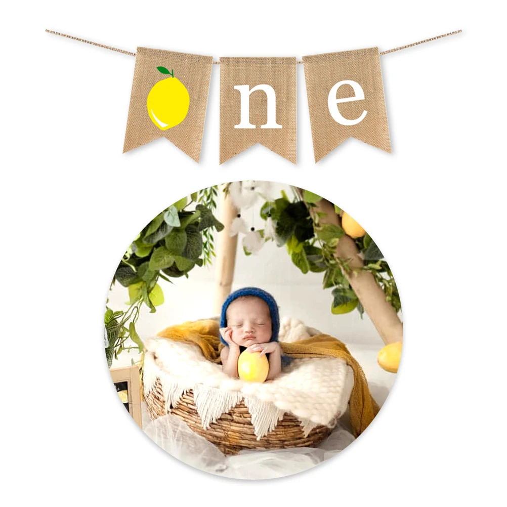 

Kids First Banner Lemon Bunting Kids First Birthday Bunting Lemon Hanging Garland Summer Theme Decorative Party Flags Streamers