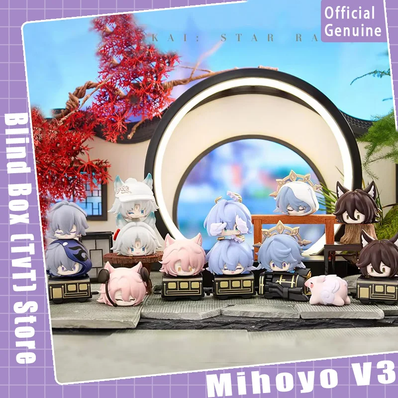 

Новые оригинальные штабелируемые фигурки Mihoyo V3 Honkai Star Rail, модная слепая коробка, игрушка, фигурка, украшение для рабочего стола, подарочный орнамент
