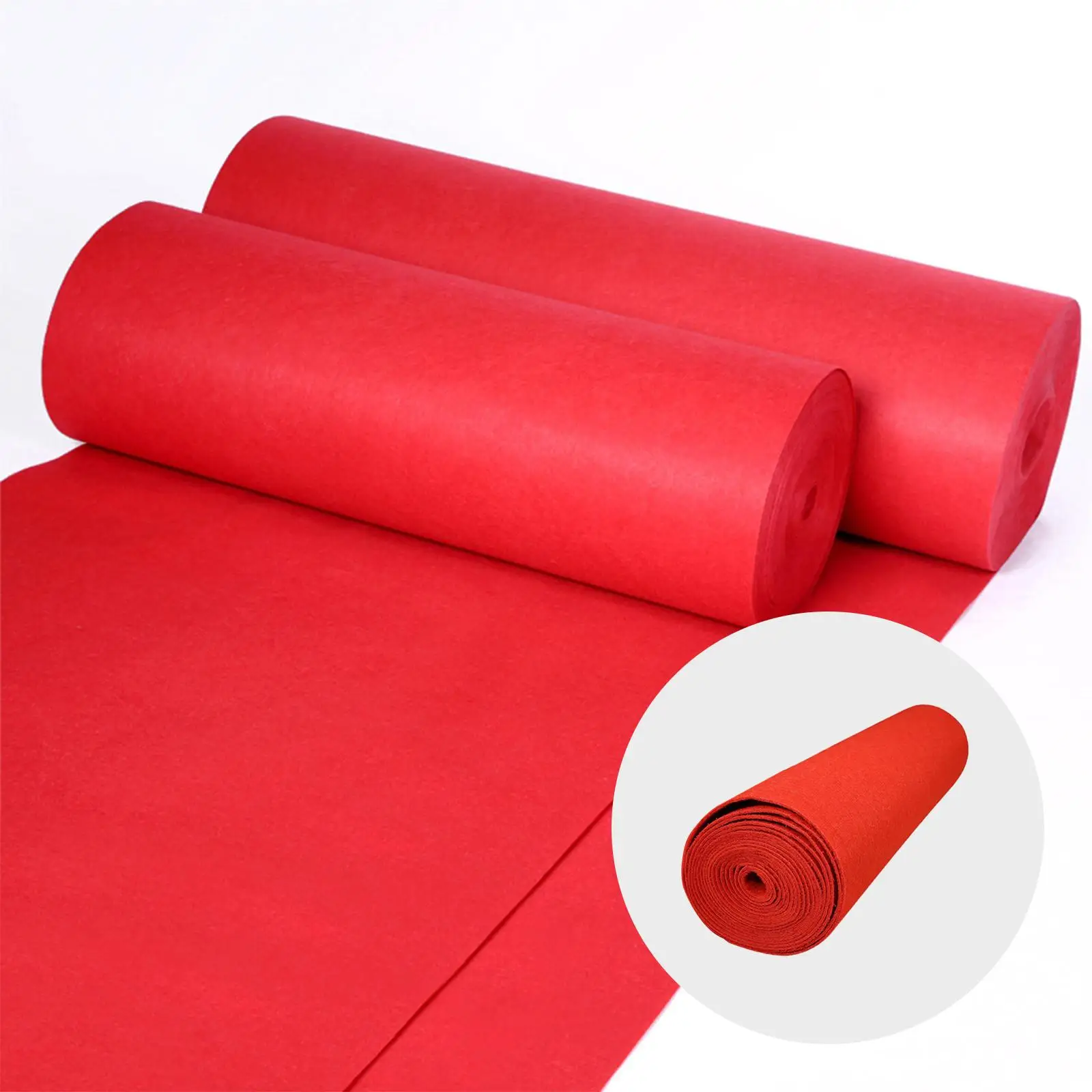 Red Carpet Wedding Carpet Portable Practical 1 Meter Wide for Banquet Birthday Party Anniversary Ceremony Ornaments
