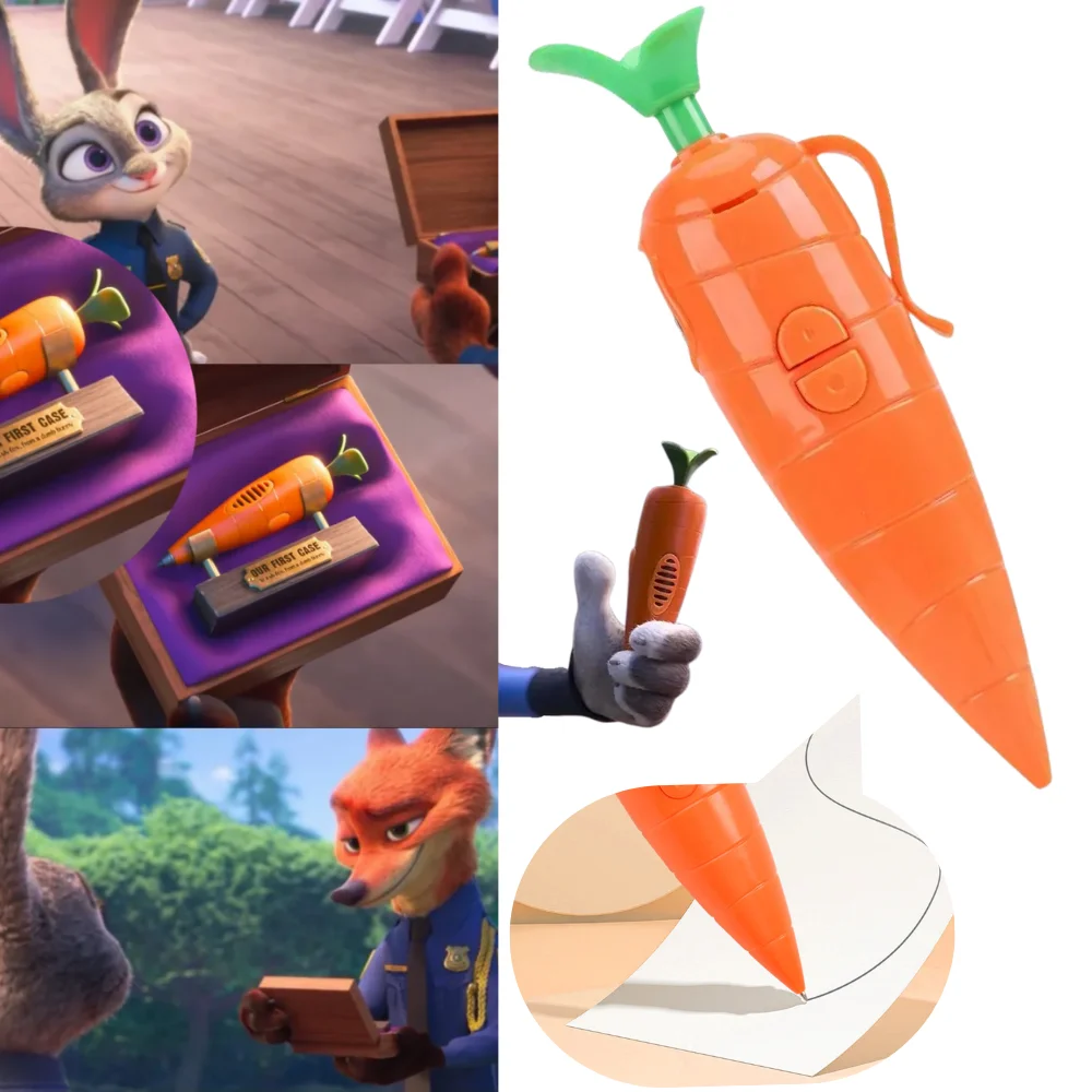 Zootopia Judy Carrot  Funny Voice Recorder Pen  Write Graffiti Cute Ballpoint Pen 2 in 1 Novelty Sound Recorder Christmas gift