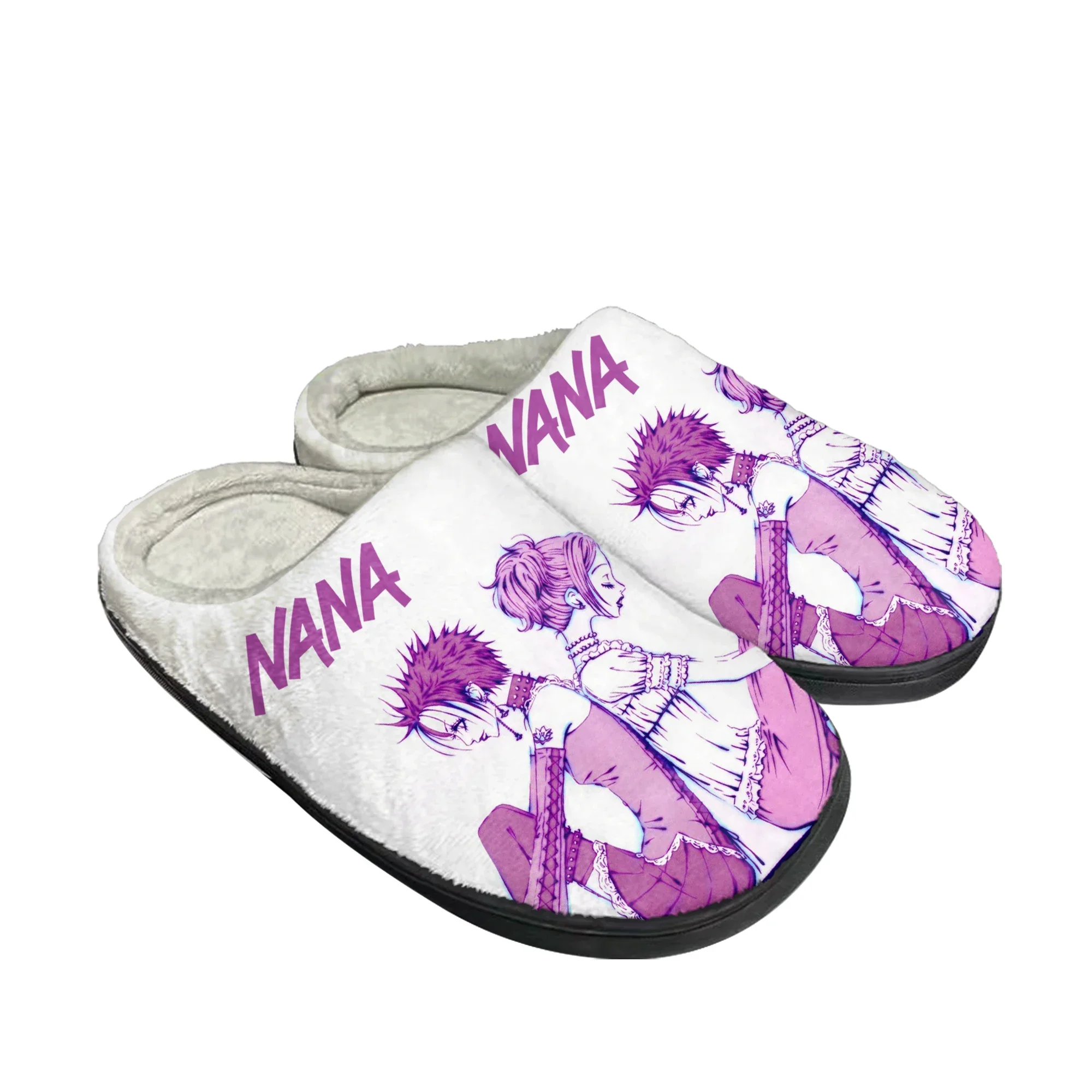 

NANA Osaki Komatsu Shoujo Comics Home Cotton Custom Slippers Mens Womens Sandals Plush Casual Keep Warm Shoes Thermal Slipper