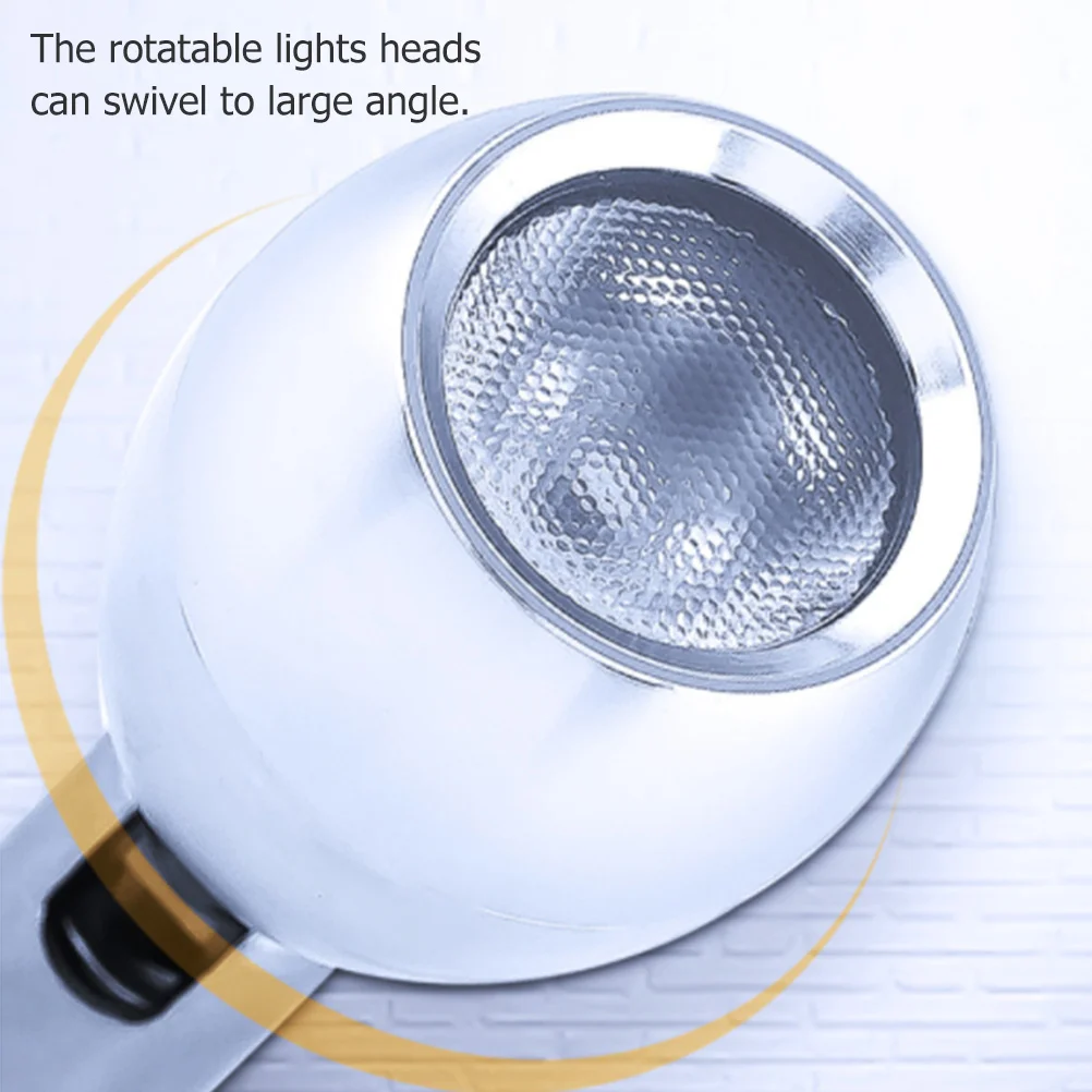 Gabinete interior LED Spotlight com operação remota, pequena lâmpada interior, planta, Abs, baterias, 2 pcs