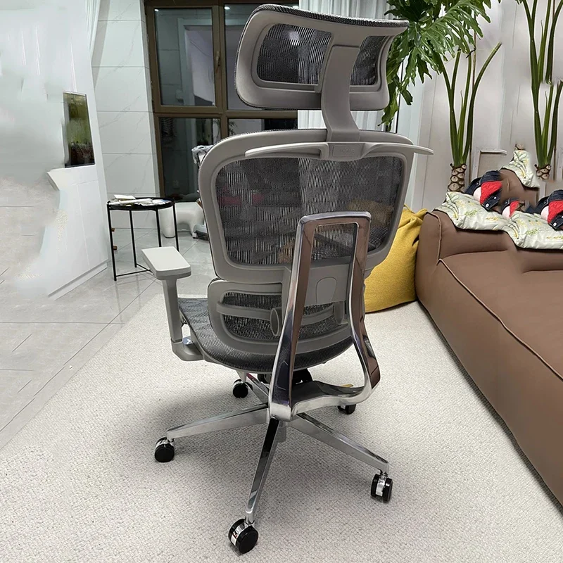 Gaming Mesh Office Chair Ergonomic Comfort Back Support Footrest Recliner Adjustable Office Chair Elastic Chaise Room Furniture