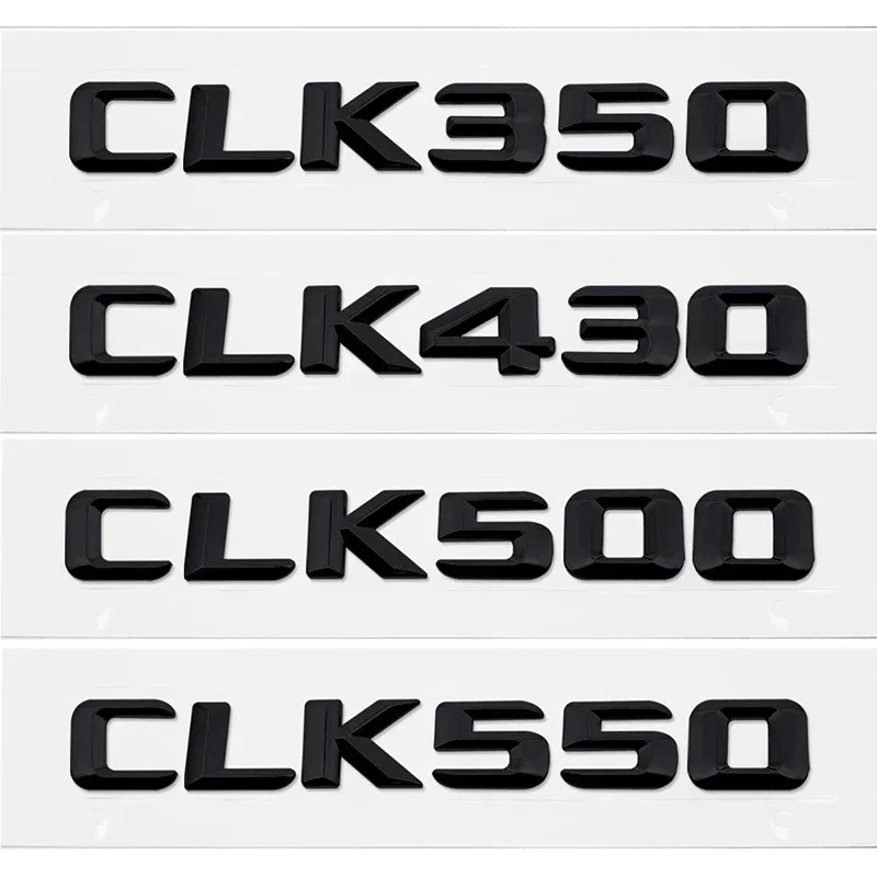 Car Body Sticker Rear Tail Badge Old Style Letter Emblem for Mercedes Benz CLK Class CLK350 CLK430 CLK500 CLK550