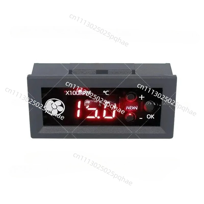 12V 4-Wire PWM Fan Speed Controller, 3A Digital Display Temperature Control Governor for Chassis Server