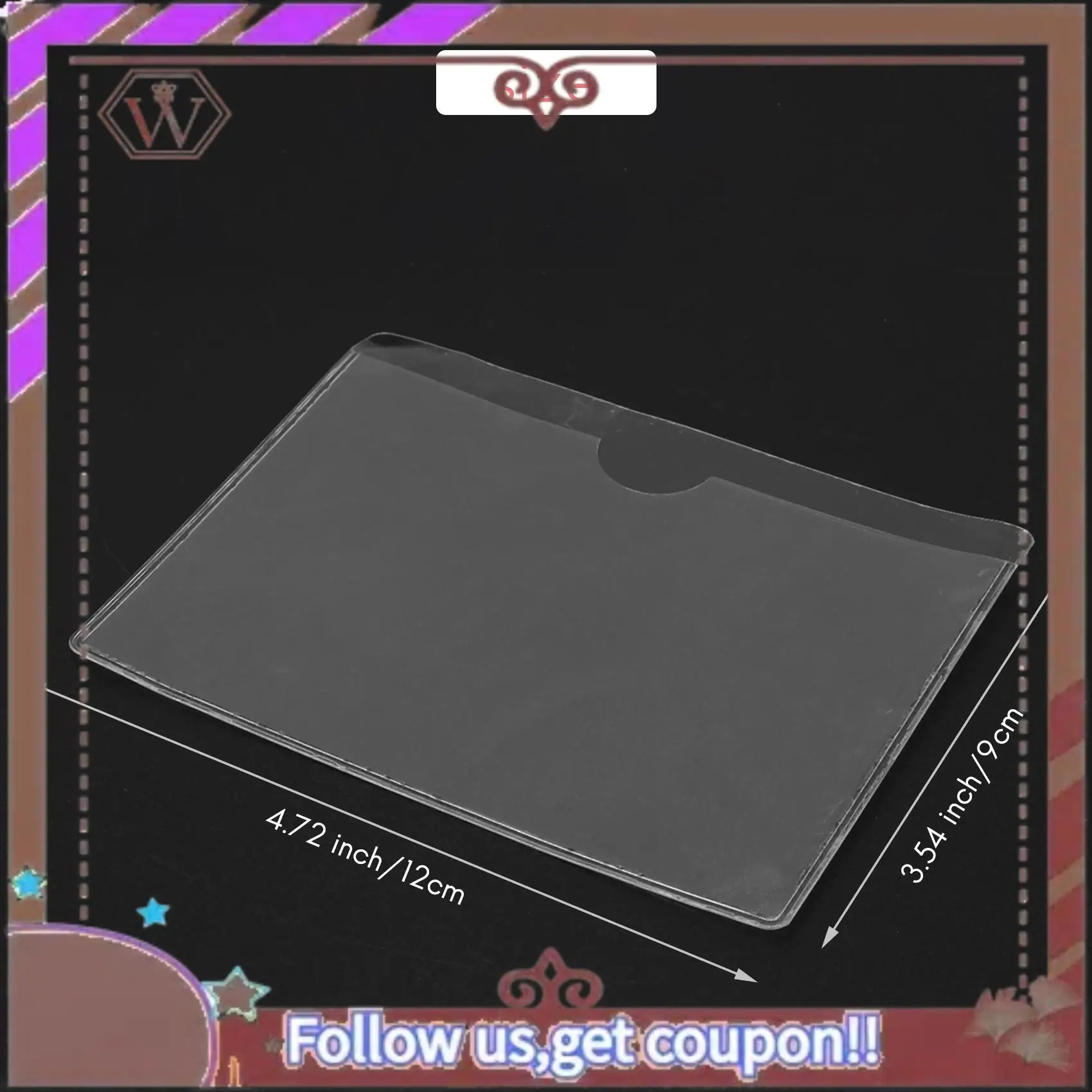 أحدث 60 حزمة 3.5X4.7 بوصة حامل ملصقات ذاتي اللصق جيوب بطاقة حامل التسمية حامل بطاقة المكتبة البلاستيكية الشفافة