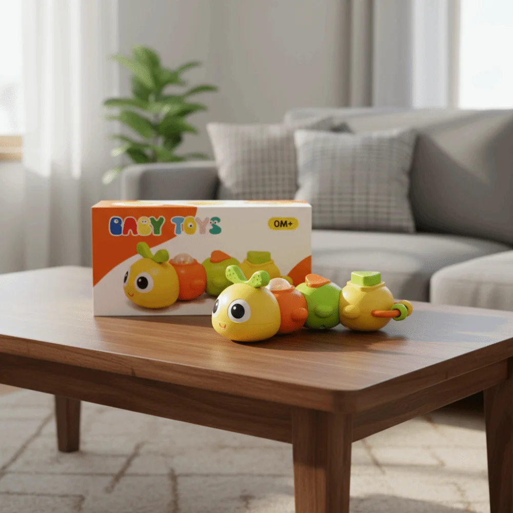 Plastic Animals Twist Toy Early Education Baby Training Baby Busy Board Toys 6 In 1 Cute Rabbit Baby Ringing Toy Student