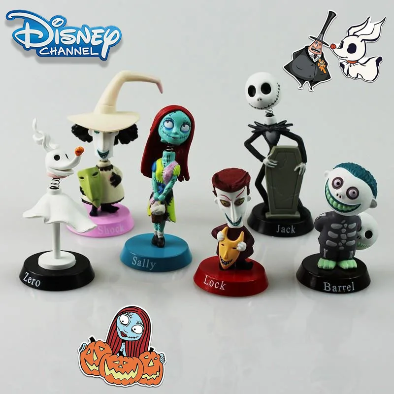 

Disney The Nightmare Before Christmas Figure Doll Decoration Action Cartoon Characters Jack Creative Decoration for Kids Gift