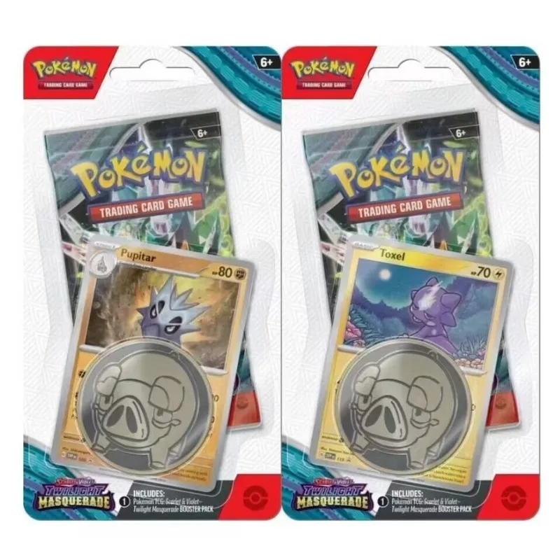 Original Pokemon Card US Versions English Scarlet SV6 Supplement Package ETB Anime Game Trading Collection Cards Children Gifts