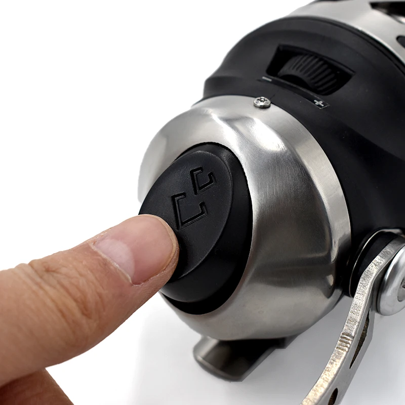 รอกตกปลา CNC ระดับมืออาชีพ, อุปกรณ์ตกปลาแบบสลิงช็อต, ลูกปืน 6 + 1 BB, อัตราทดเกียร์ 3.6:1, รอกตกปลาแบบพกพาสำหรับข้อมือ