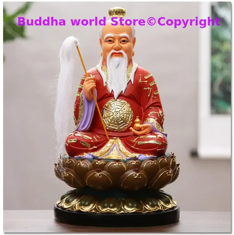 Large Asia Temple HOME efficacious eliminating evil Taoist ancestor God Lord Lao Zi TAISHANG LAOJUN blessing FENG SHUI statue