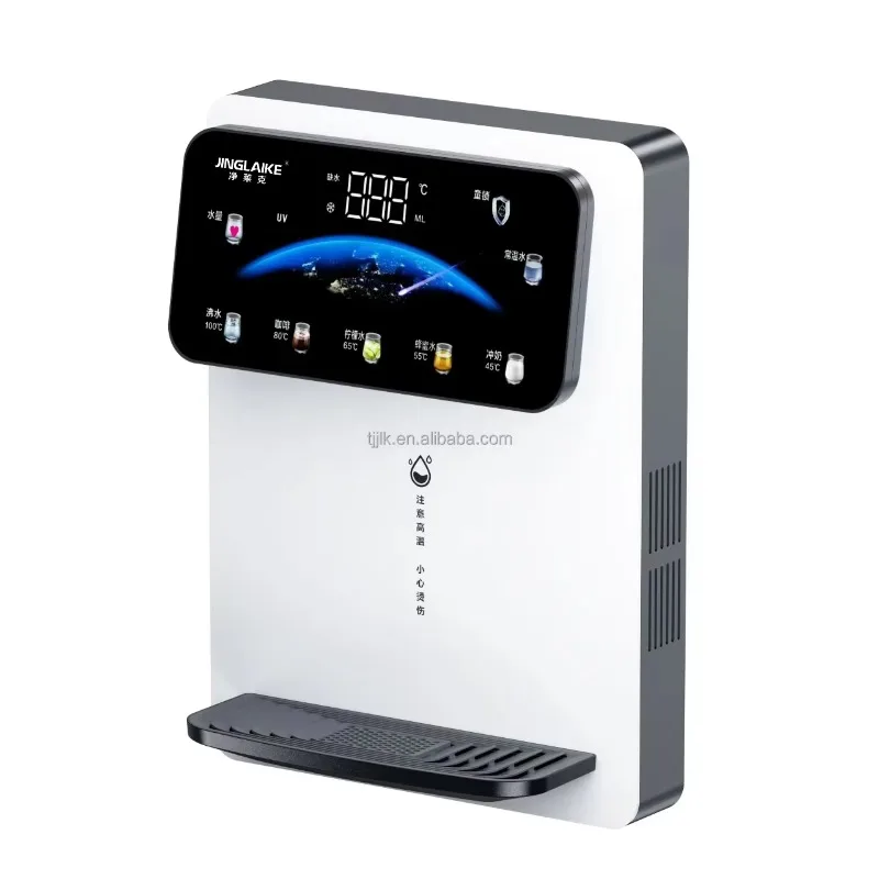 工場卸売カスタム大型スクリーン壁掛けインスタントウォーターディスペンサー、家庭用ホテルタッチテクノロジーホットコールド屋外用