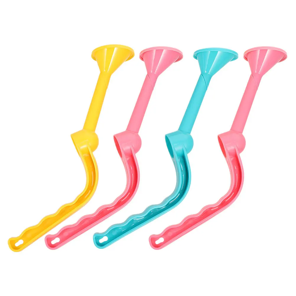 

4Pcs Flower Watering Can Sprinkler Long Mouth Plastic Durable Succulent Plant Pot Bottle Sprinkler Caps Watering Can Long Spout