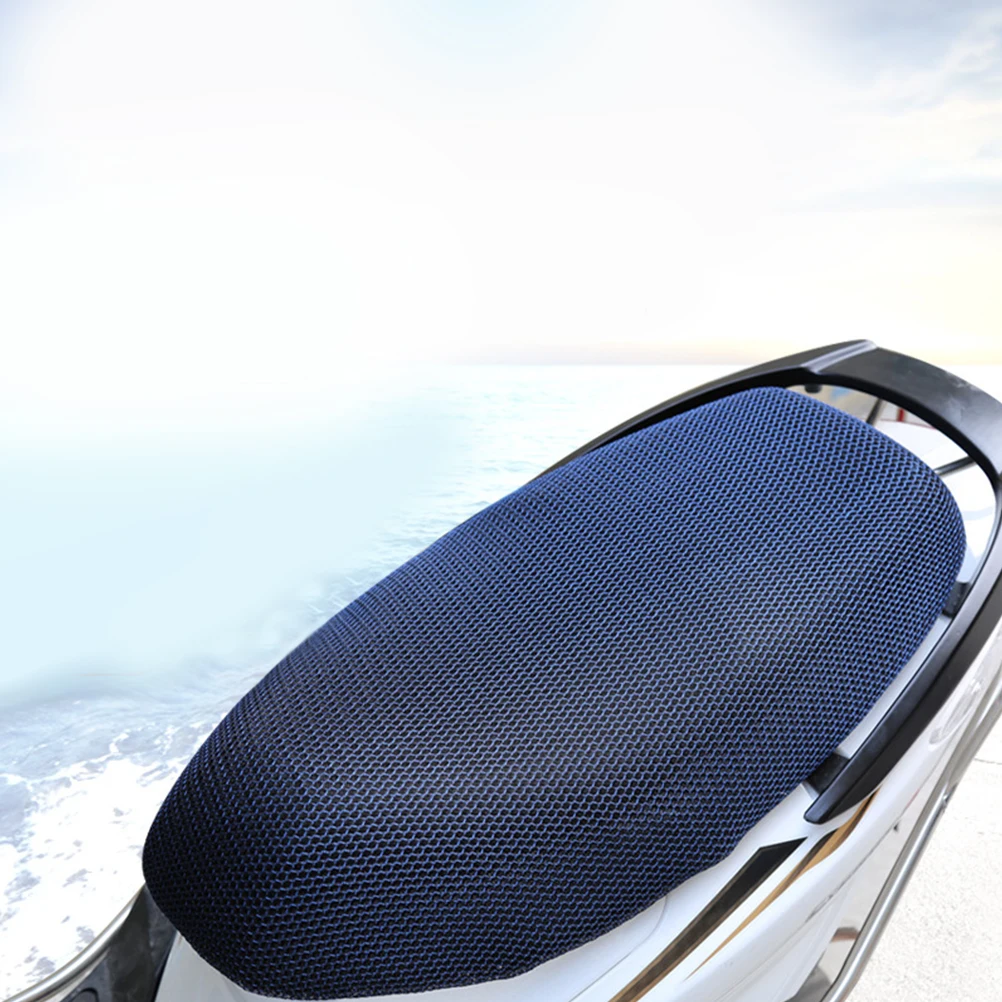 

Sunscreen Seat Cushion Elastic Motorcycle Covers Mesh Scooter Dirt Bike Universal Protection Heat Insulation Cushion Anti Sun