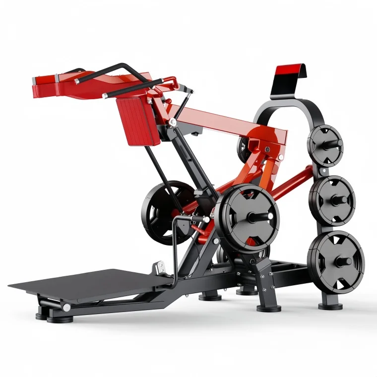 Hot Sale Steel Plate Loaded Hack Squat Machine Gym Fitness Equipment Including Hack Slide and Leg Press for Bodybuilding