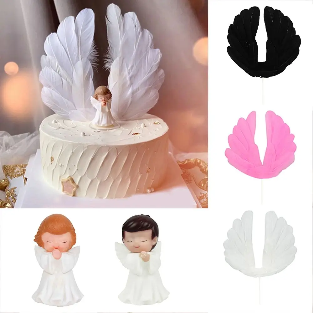 

1pc Angel Wedding Decoration Baby Shower Party Supplies Cupcake Topper Kids Birthday Cake Topper Cake Decorating Supplies