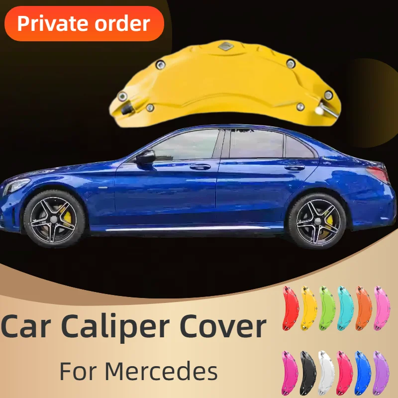 

For Mercedes Car Caliper Cover Aluminum Alloy Kit Fit A C E Class GLA GLB GLC