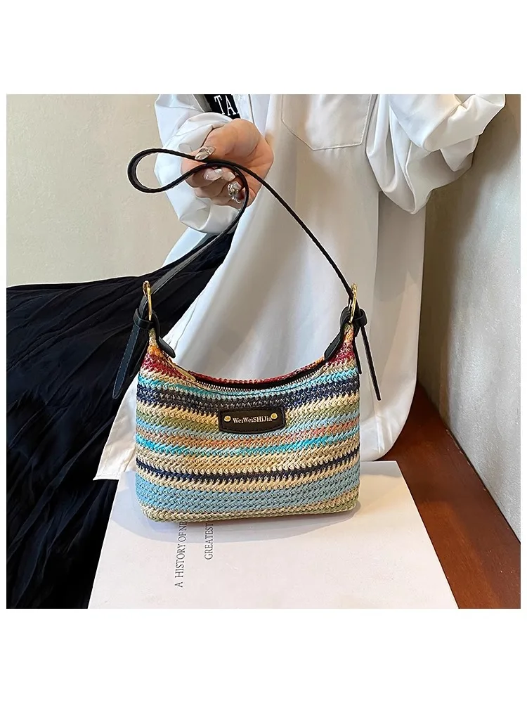 Borsa a tracolla a tracolla di alta qualità di piccola capacità Borsa a tracolla leggera a spalla casual Borsa tote da donna di moda popolare Gnocco