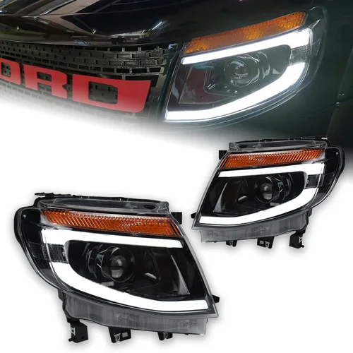 AKD-Lampe frontale LED pour Ford Ranger 2012-2015 Ranger T6, éclairage de sauna, DRL Hid Bi SG, accessoires auto