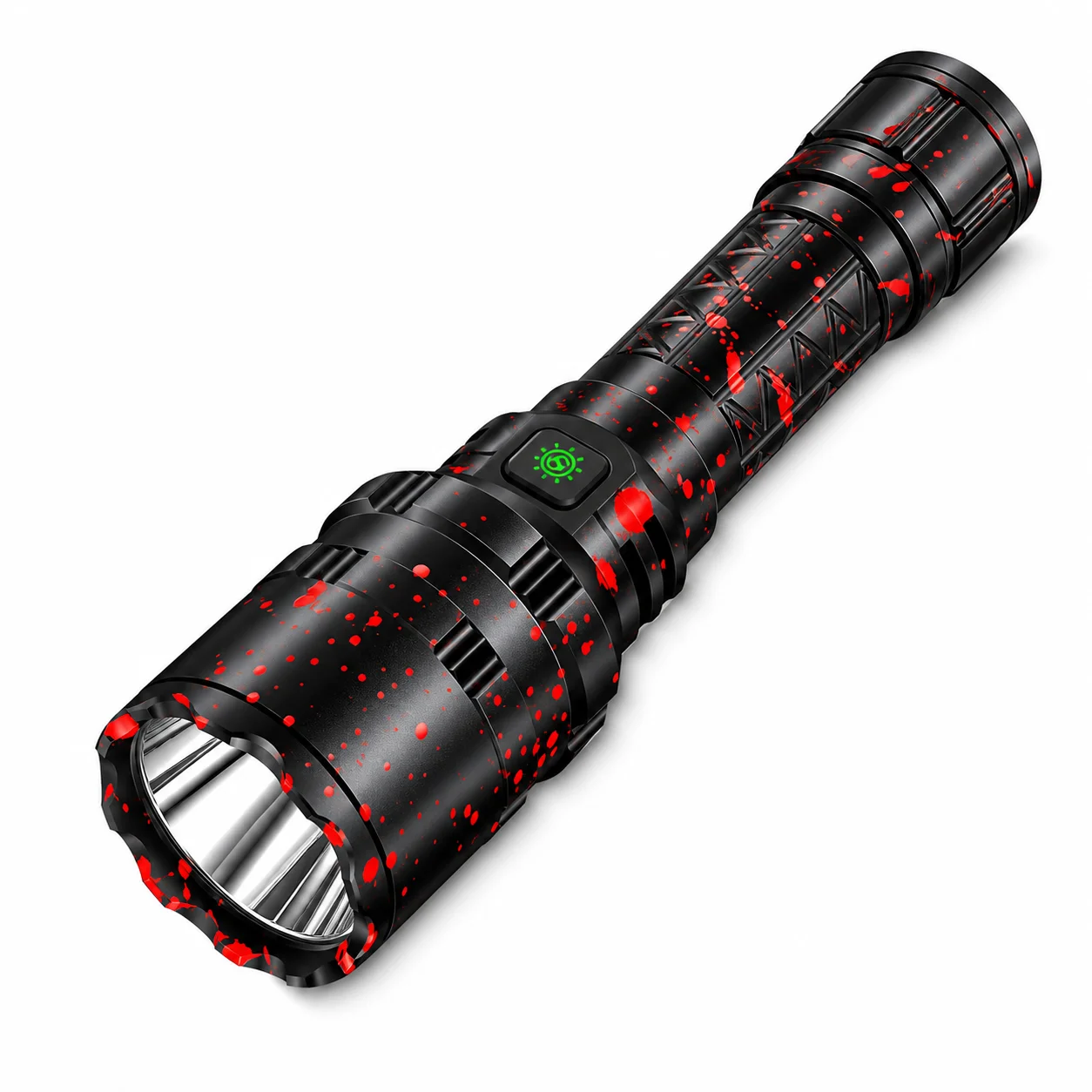 Xhp50 Tactical Flashlight 2000Lm Type-C Rechargeable Led Torch Ipx6 Outdoor Camping Emergency Light