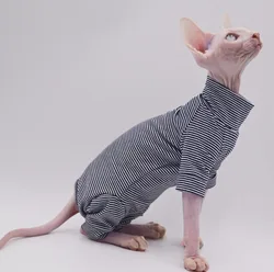 Sphynx Katzen kleidung 4 Beine reine Baumwolle bequeme haarlose Katzen kleidung, Devon Kleidung, koreanische Kleidung