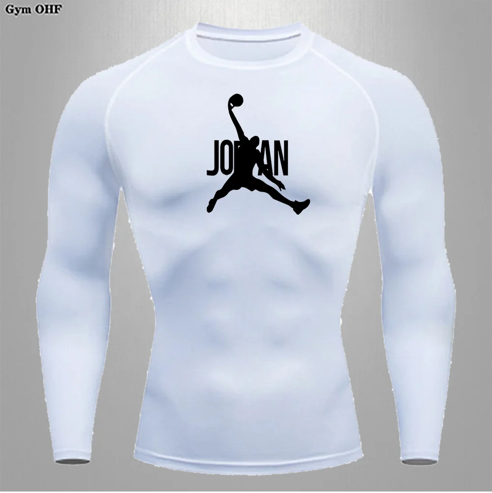 Men's Clothing Training Jogging Comprehensive Exercise Slim-fit High-quality Elastic Warmth Breathable T Shirts Compression Tees