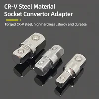 Double Square Head Socket Adapter Converter Reducer Set 1/4 3/8 1/2 Impact Drive Ratchet Wrench Socket Adaptor Repair Hand Tools 5
