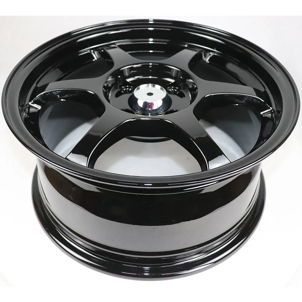 1PC 4 holes car rims 4x100 flow forming alloy wheels 15 16 17 inch 5x1143 alloy rim , 100% tested well