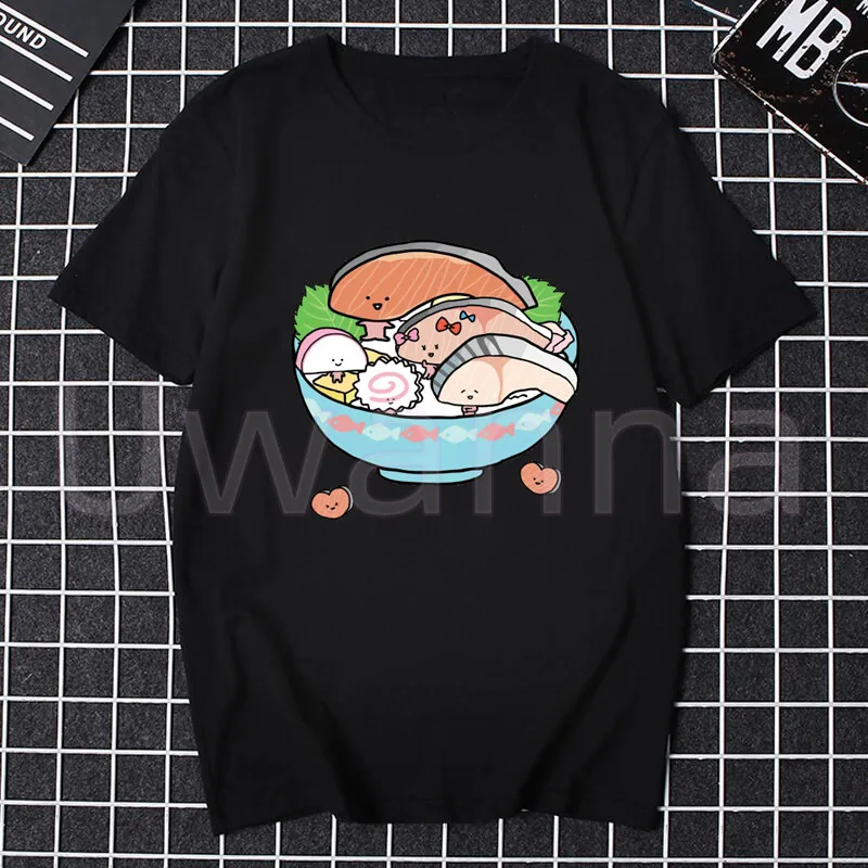 Cute KIRIMI CHAN T-shirt Women Print Cartoon Graphic Tshirts Summer Short Sleeve Tee Shirt Kawaii Classic Design Clothing