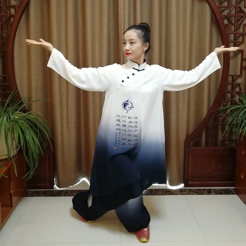 Yiwutang Taichi uniform or Qigong and Chinese kung fu clothing New martial arts costumes for 2022 female