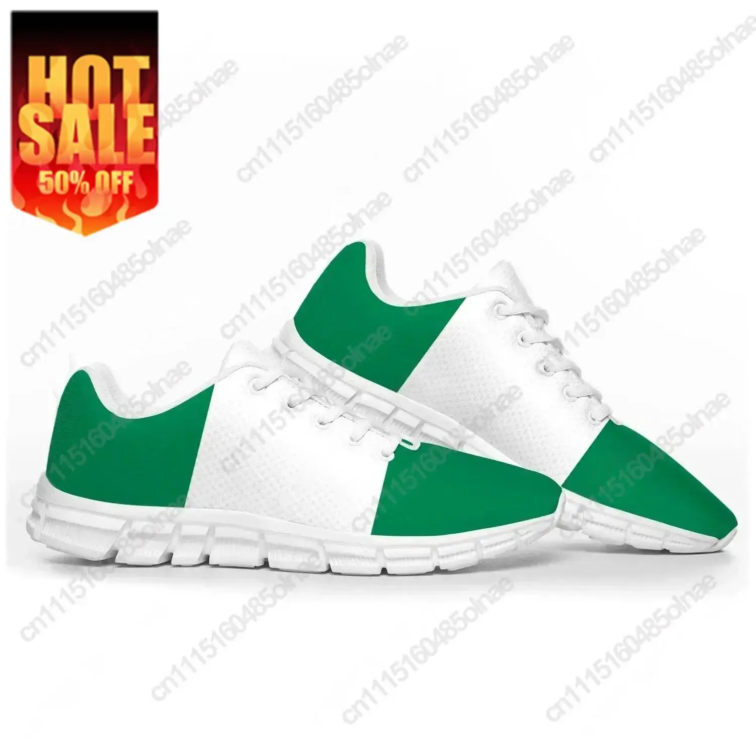 Nigerian Flag Sports Shoes Mens Womens Teenager Sneakers Nigeria Fashion Casual Custom High Quality Couple Shoes
