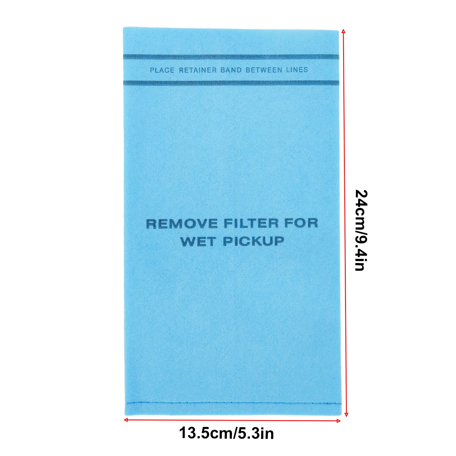 6Pcs Filter Bags And Bands For Craftsman 9-16949 9-38737 For MultiFit VF2000 For 2-2.5 Gallon WS01025F2/WS0500VA/WS0400