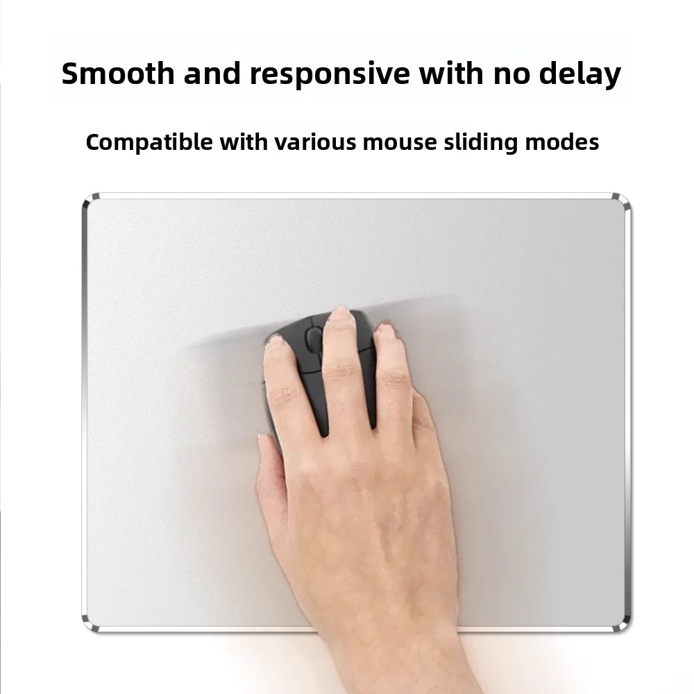 

Aluminium Alloy Notebook Mouse Mouse Pad with Gaming Premium Non-Slip Waterproof Light and Durable Pad Computer Accessories