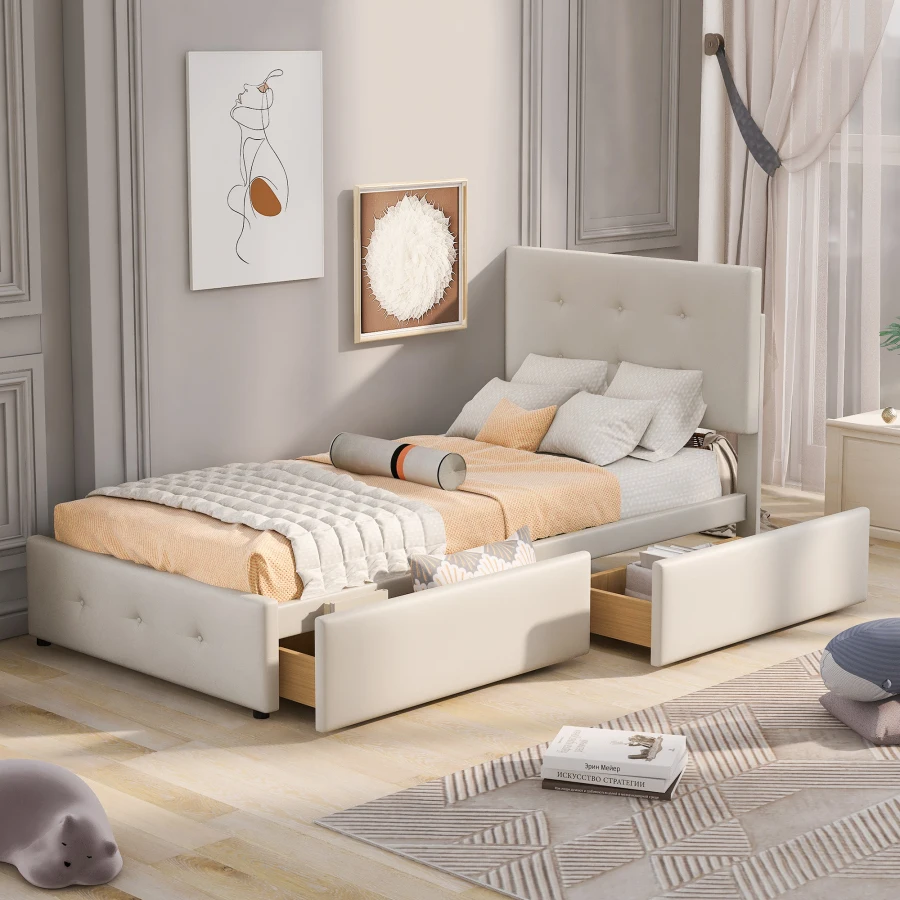 bettst – Der perfekte Einzelbett mit Schubladen und Lattenrost für Kinder, Jugendliche und Gäste