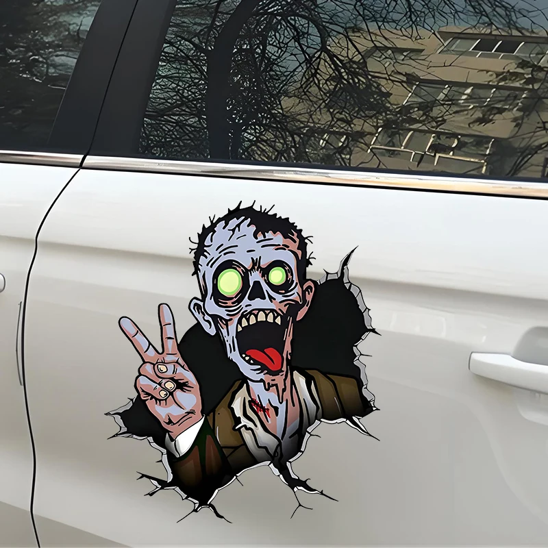 

3D Grim Reaper Horror Devil Car Sticker Waterproof Vinyl Sticker Car Sticker For Windshield For Universal car