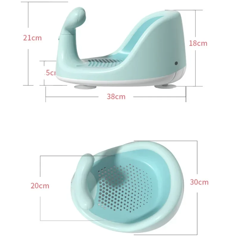 Baby Bathing Chair Children Bathing Artifact Bathing Stool Can Be Sitting Support Seat Baby Bathtub Bracket Non-Slip Bath Bench