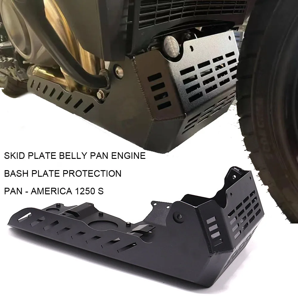 

New Motorcycle Skid Plate Belly Pan Engine Bash Plate Protection FOR HARLEY PAN AMERICA 1250 S PA1250 PANAMERICA1250 2021 2022