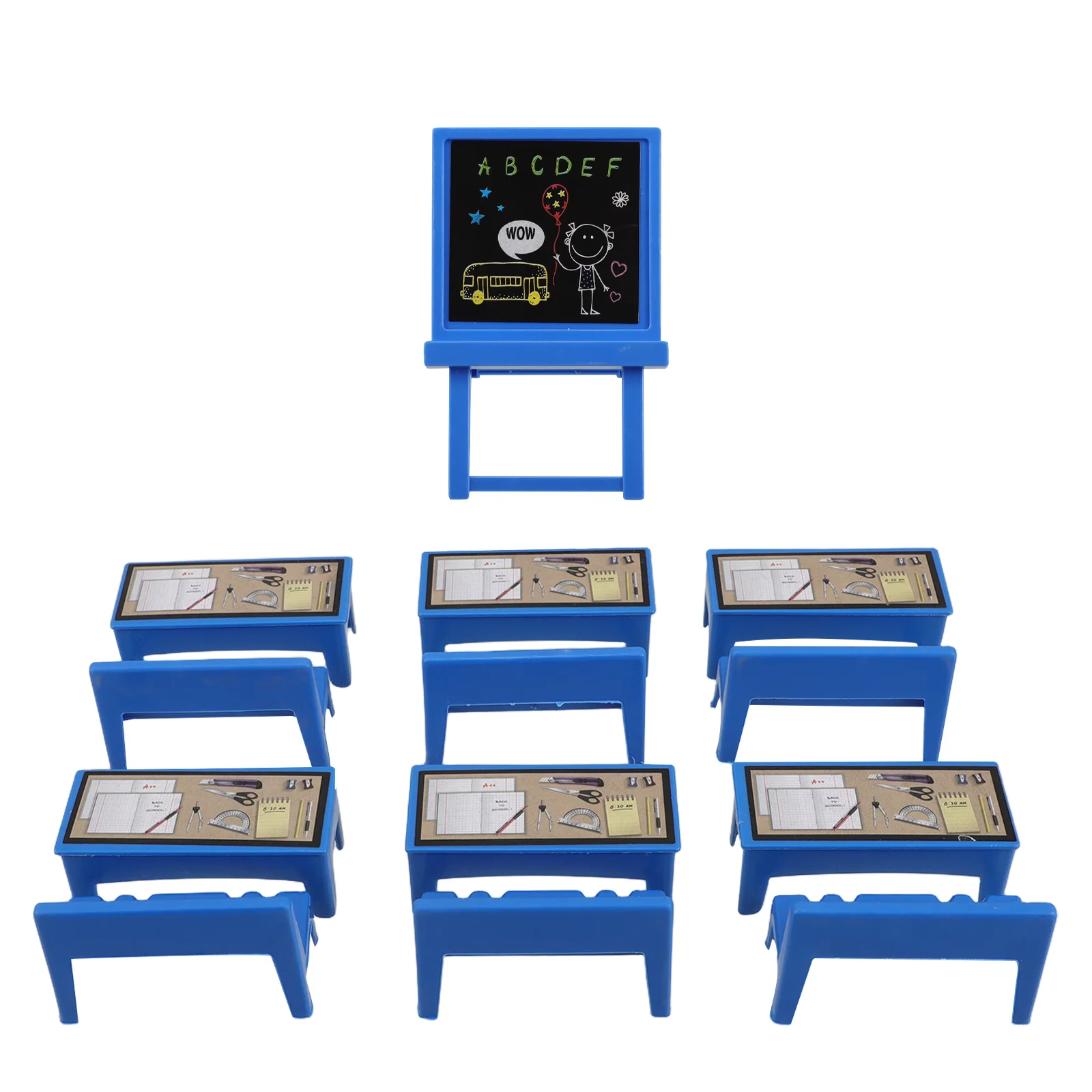 

Children's Desk Toys Blackboard for Kids Small Drawing Toddlers Mini House School Supplies