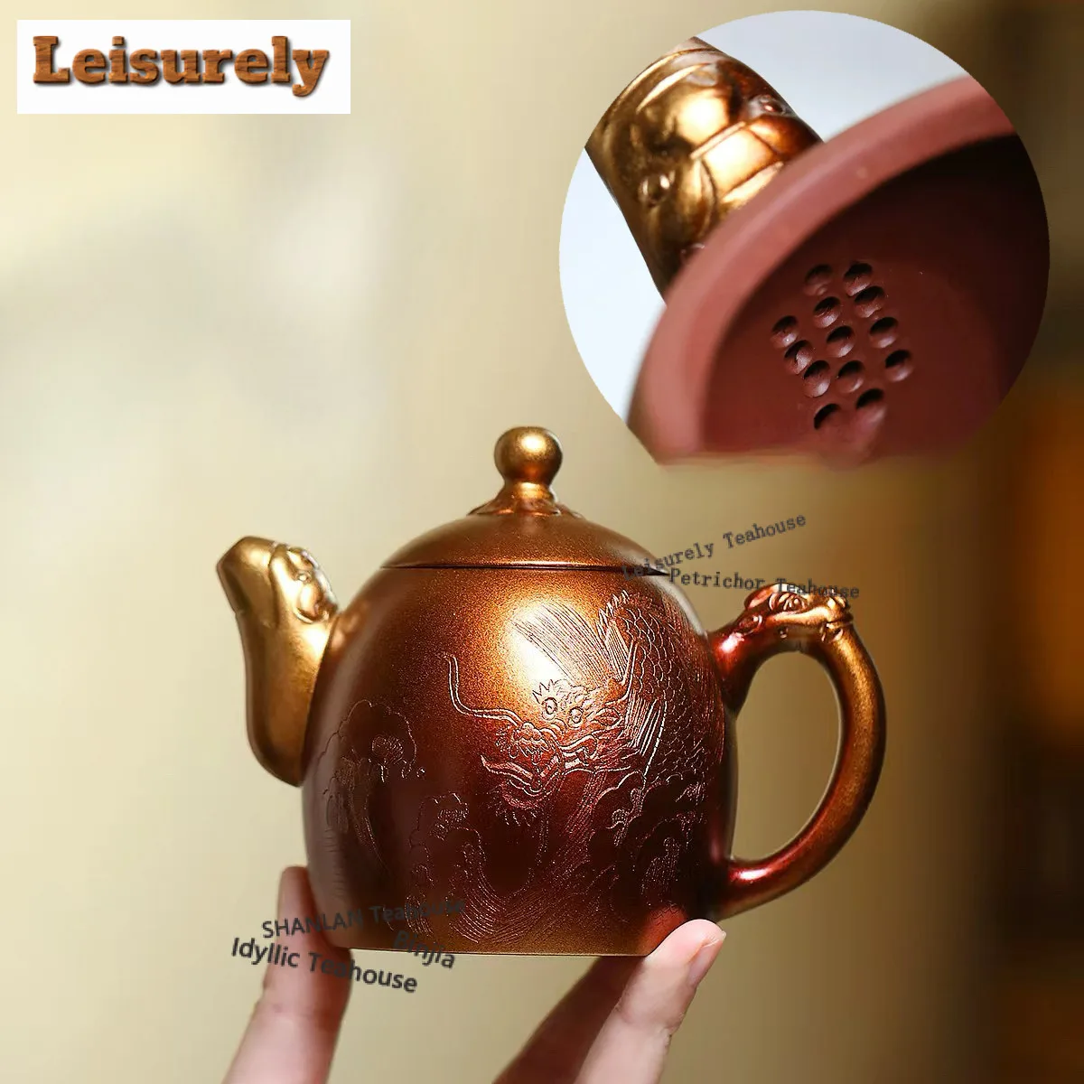 

310 мл традиционные фиолетовые глиняные чайники Исин ручной работы, горшок Цинь Чайник с необработанной рудой, раковиной, грязевой чайник, китайский чайный сервиз Zisha, ремесло